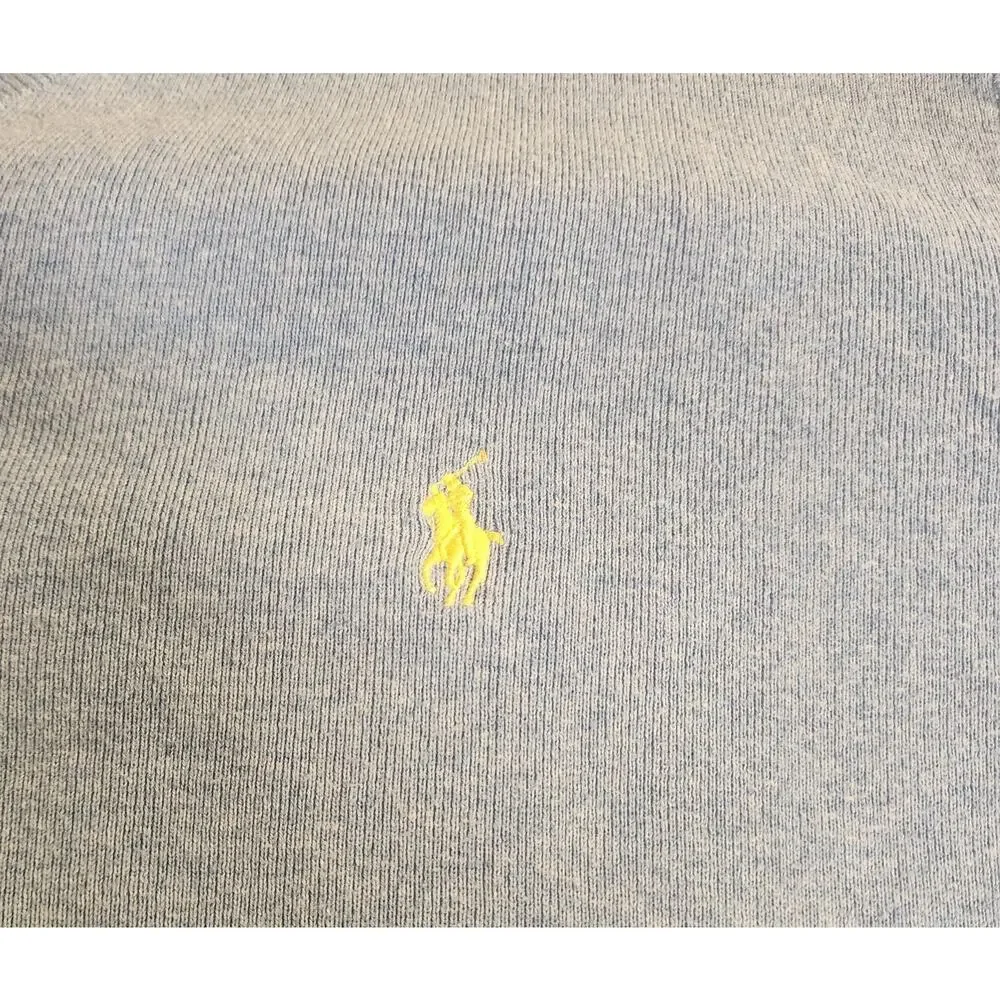 Polo Ralph Lauren 4XB Pima Cotton Sweater Light Blue Big & Tall RN 41381 Logo US